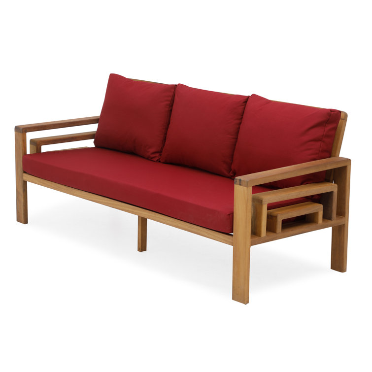 Ebern Designs Napoli 80'' Outdoor Patio Sofa with Sunbrella® Cushions